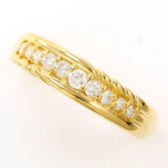 C&A Yellow Gold Band Ring (Pre-Owned)