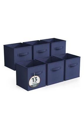 Sorbus 6-Pack Collapsible Storage Cube in Navy Blue at Nordstrom Rack