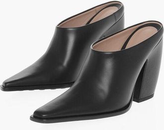Bottega Veneta Leather TEX Mules with Covered Heel 10cm size 35