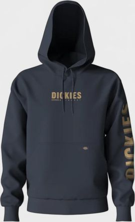 Dickies Mens Graphic Pullover Hoodie Dark Blue - Size 2XL