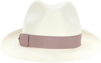 Borsalino Monica hoed - Wit