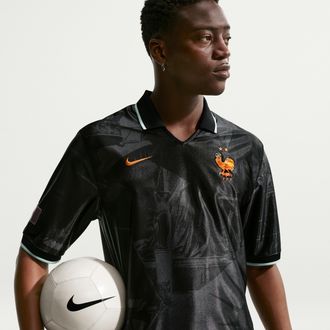 Nike FFF Energy Nike Mens Dri-FIT Short-Sleeve Soccer Top in Grey | IH1867-060