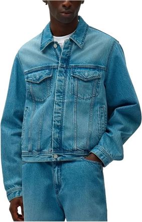 Arte Circle Logo Jeans Jacket - Heren - Spijkerjassen - Blauw - L - Katoen - Jassen