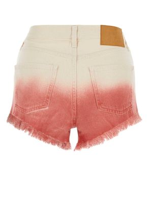 Alanui Bicolor Denim Shorts