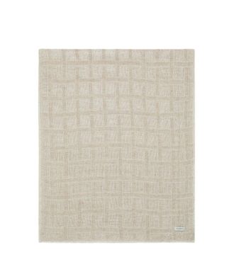 Emporio Armani Brushed Linen Lurex Threads Womens Scarf