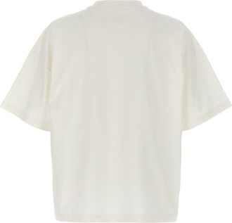 Jil Sander Logo Print T-Shirt - Cream