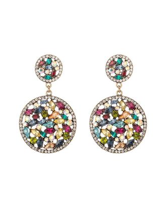 Eyecandy LA Eye Candy La Cz Polar Statement Earrings