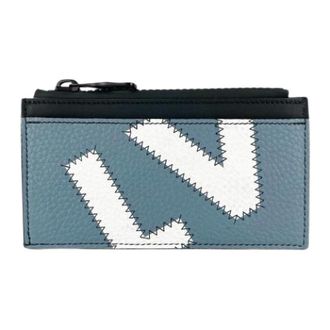 Louis Vuitton Pre-owned Card Case - Heren - Pre-owned - Blauw - Maat: ONE Size Leer