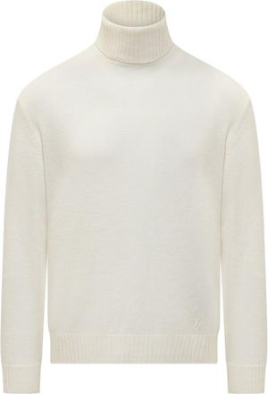 Jil Sander White Solid Regular Sweaters