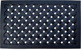 Imports Decor Imports Decor Rubber mat, Braided, 18x47