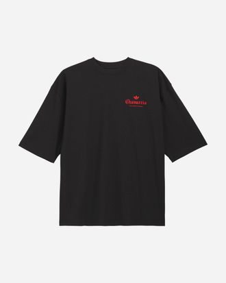 adidas Men s Willy Chavarria Dark Rose T-Shirt Black
