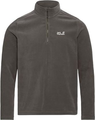 Jack Wolfskin Taunus 100 Halfzip Fleecepullover f&uuml;r Herren | braun/grau