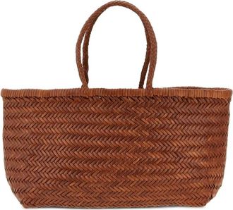 Dragon Diffusion Borsa a spalla Bamboo Triple Jump grande - Marrone