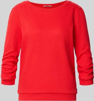 Tom Tailor Denim Regular Fit 3/4-Shirt aus Baumwoll-Mix in Rot, Gr&ouml;&szlig;e XL