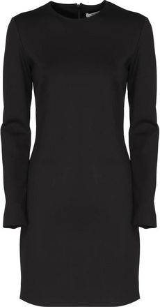 Max Mara Bartolo Midi-jurk - Dames - Casual kleedjes - Zwart - L - Leer - Kleedjes