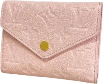 Louis Vuitton Pre-owned Wallets, female, Pink, Size: ONE SIZE Pre-owned Tri-fold Wallet