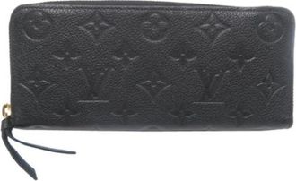 Louis Vuitton Pre-owned Wallets, female, Black, Size: ONE SIZE Pre-owned Canvas Wallet