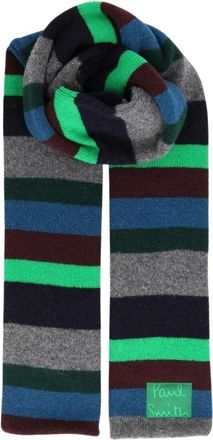 Paul Smith Block Stripe Sjaal - Heren - Wintersjaals - Veelkleurig - 2XS - Wol - Accessoires