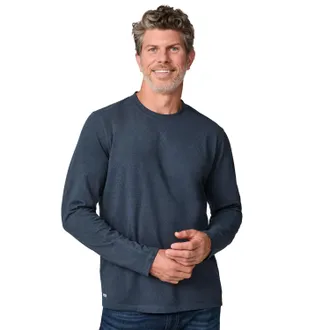 Free Country Mens FreeCycle Sueded Long Sleeve Crew Neck