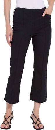Lyss&eacute; Amanda Bootcut Crop With Pocket In Black