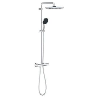 GROHE Vitalio Comfort 250 douchesysteem thermostatisch hoofddouche 1 straalsoort en handd. 2 straalsoorten chroom