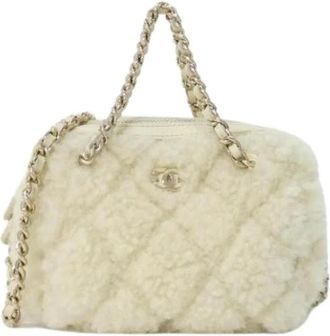 Chanel Pre-owned Vintage Handtas - Dames - Vintage Handtas - Beige - ONE Size - Vintage