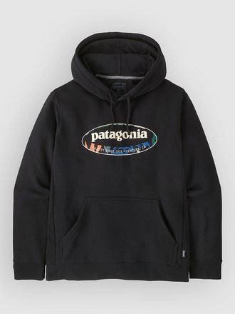 Patagonia 95 Oval Logo Uprisal Sudadera con Capucha negro