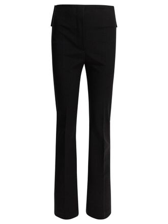 Sportmax Flared Pants With Leather Belt