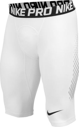 Nike Heren Pro Trainingscompressieshort (Wit)