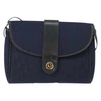 Dior Borsa a spalla Vintage Trotter Pre-owned - - Pre-owned - Donna - Blu - ONE SIZE