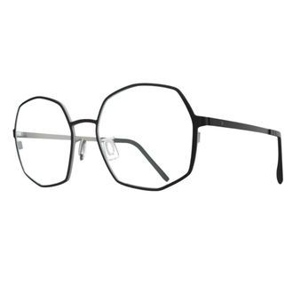 Blackfin Glasses, unisex, Black, Size: 54 MM Sable Geometric Light