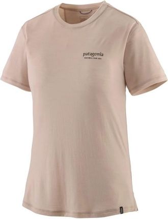 Patagonia Cap Cool Merino Graphic Shirt Merinoshirt f&uuml;r Damen | beige