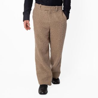 Burberry Linen Wool Blend Tailored Trousers, Brand Size 44 ( Waist Size 29.5 )