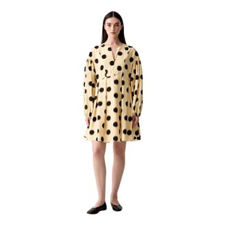 Stine Goya Vestido Acampanado Corto - Dresses - Mujer - Beige - XS