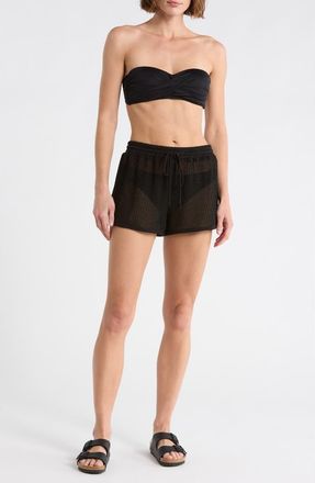 Abound Knit Dolphin Hem SHorts in Black at Nordstrom Rack, Size X-Small