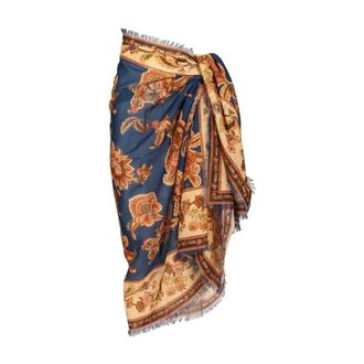 Zimmermann Scarves, female, Multicolor, Size: ONE SIZE Silk & Nylon Scarf