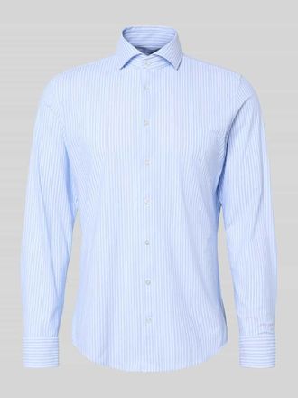 Seidensticker Slim Fit Business-Hemd mit Haifischkragen in Bleu, Gr&ouml;&szlig;e 38