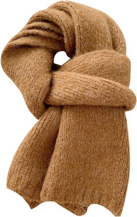 Generic mens fashion sale warehouse clearance Ladies Scarf Lightweight Solid Color Wool Blend Knitted Scarf For Womens Winter Versatile Soft And Warm Woolen S