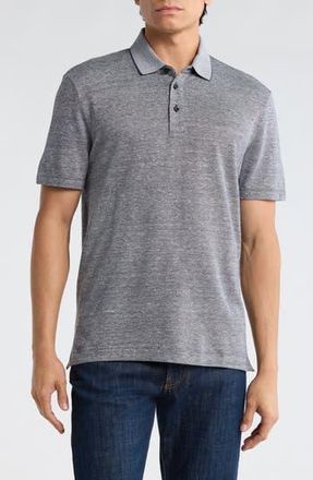 BOSS Press Short Sleeve Polo in Dark Blue at Nordstrom Rack, Size Xxx-Large