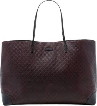 Gucci Pre-owned Tote Bags, female, Brown, Size: ONE SIZE Pre-owned Hilary Lux Tote Bag