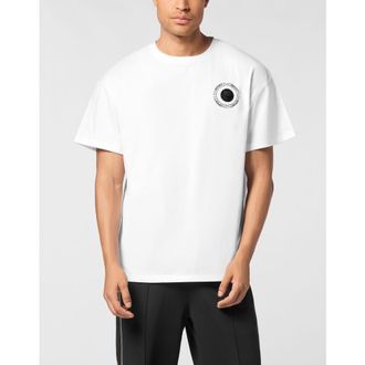 Plein Sport T-Shirt Round Neck Ss Logo Men in White at Nordstrom, Size Xxx-Large