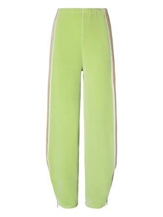 Tory Burch Pantaloni sportivi con zip - Verde