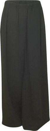 Jil Sander Wide Broeken - Dames - Wijde Broeken - Zwart - 5XL - Broeken