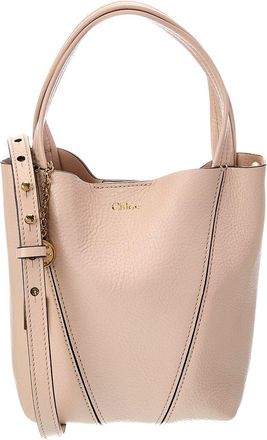 Chlo&eacute; Spin Small Leather Tote