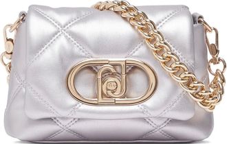Liu Jo small quilted LaPuffy shoulder bag - women - Polyester - OS - Silver