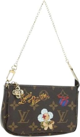 Louis Vuitton Pre-owned Mini Bags, female, Brown, Size: ONE SIZE Pre-owned Mini Accessory Pouch