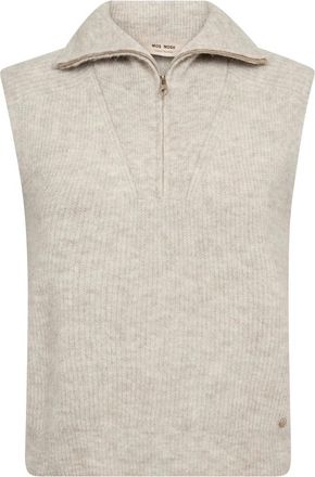 Mos Mosh MOS Mosh, Truien & Vesten, Dames, Grijs, XS, MMThora Highneck SL Knit