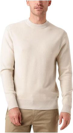 Dstrezzed Beige Mock Neck Trui voor Heren - Heren - Ronde hals truien - Beige - 2XL - Truien & Vesten