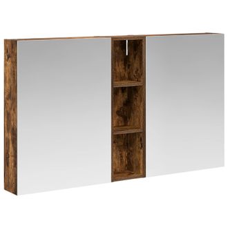 vidaXL Juego De Muebles De Ba&ntilde;o Con Estante 3 Pcs 120 X 14,5 X 70 Cm Vidaxl