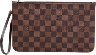 Louis Vuitton Pre-owned Clutches, female, Brown, Size: ONE SIZE Pre-owned Clutch
